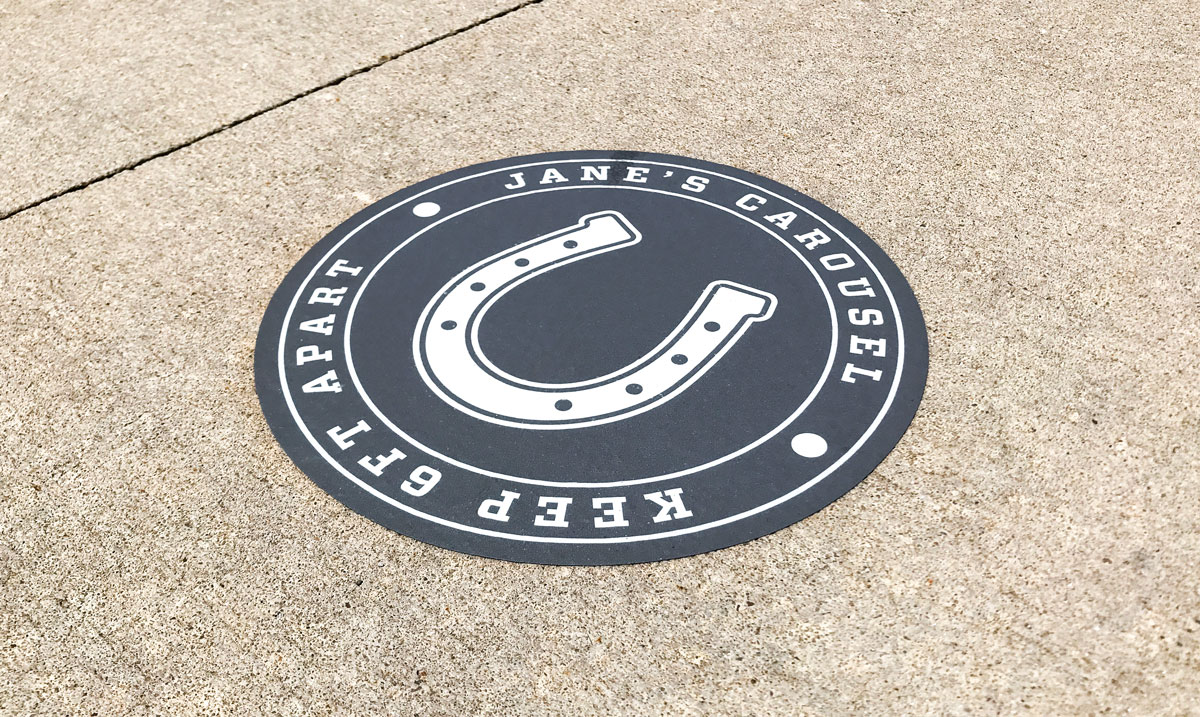 Jane's Carousel 6ft Marker